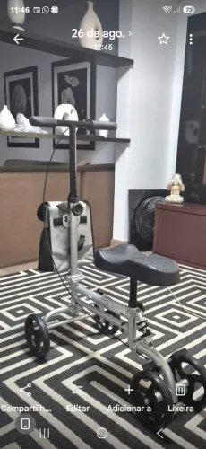 Andador de apoio de joelho