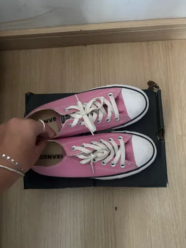 All star rosa plataforma 