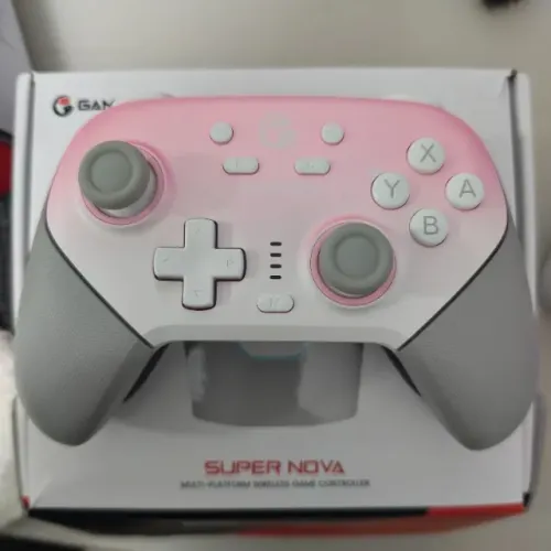 Controle Gamesir Supernova Branco (Switch 1, 2, Android e PC)