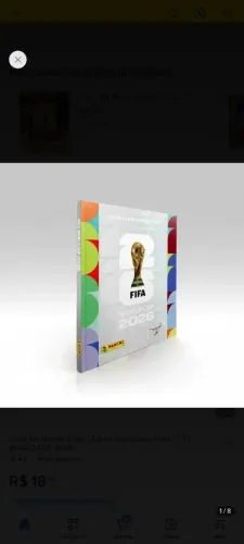 Álbum Capa Dura copa 2026 Prata(Lacrado)