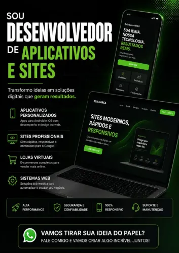 Desenvolvedor de Sites e aplicativos