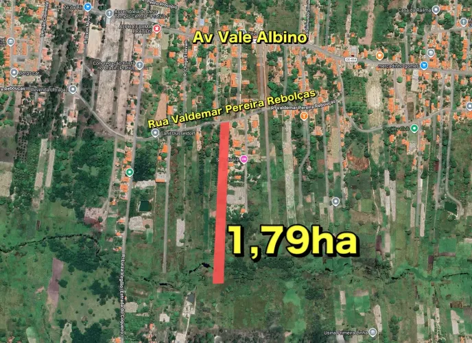 VERAS VENDE TERRENO 1,79 HECTARES NO PRATIUS - PINDORETAMA-CE