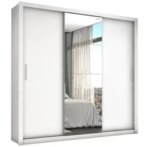 Guarda Roupa Bahia Casal 3 Portas de Correr e 4 Gavetas p54
