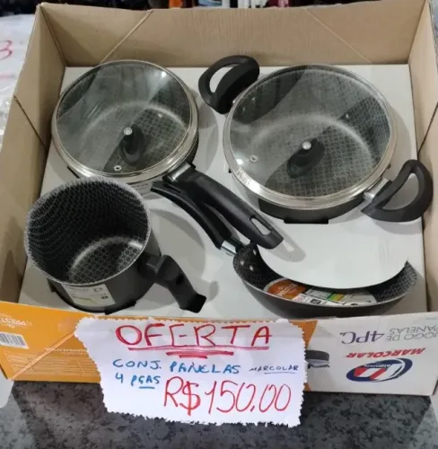 JOGO DE PANELAS NOVO