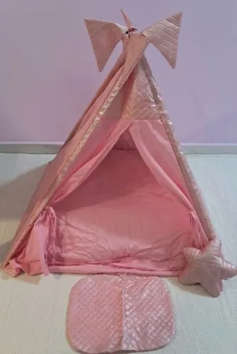 Cabaninha PET "Meu Mundo Cor de Rosa" (Gato e cachorro de médio e grande porte)