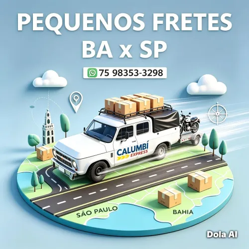 Frete BAHIA X SÃO PAULO