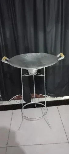DISCO DE ARADO DE ALUMÍNIO COMPLETO COM FOGAREIRO A ÁLCOOL