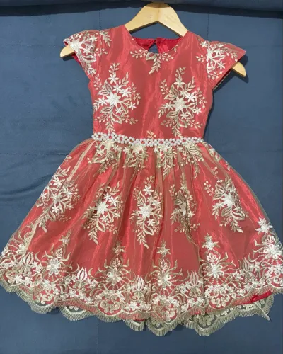 vestido infantil mariê vermelho 3 anos