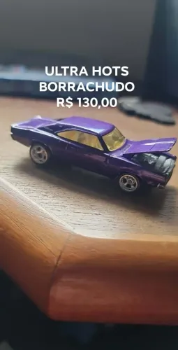 Hot Wheels '69 Dodge Charger - ULTRA HOTS - PREMIUM LOOSE - Abre o Capo - Escala 1:64