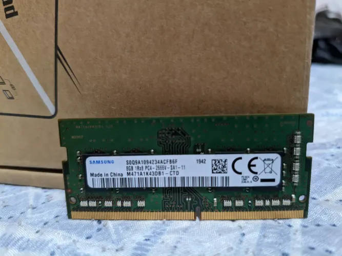 MEMÓRIA RAM SAMSUNG 8GB 2666mhz notebook 