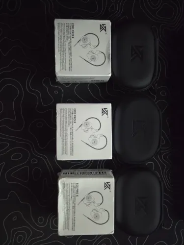 3 Fones EDX Pro X + Bags de transporte