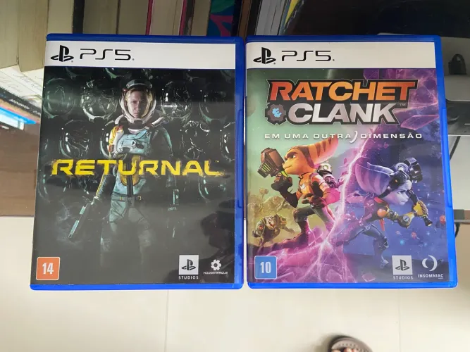 PS5 Slim Mídia Física + 2 controles