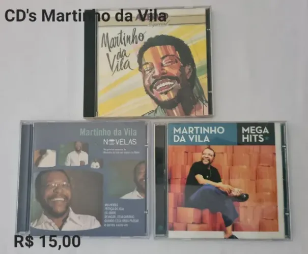 Cd's Martinho da Vila ( originais R$ 15,00 )