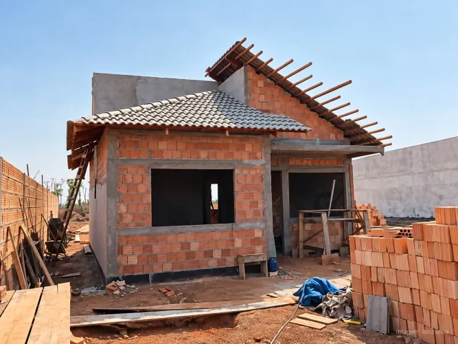 VENDA SE CASA EM CONSTRUÇÃO