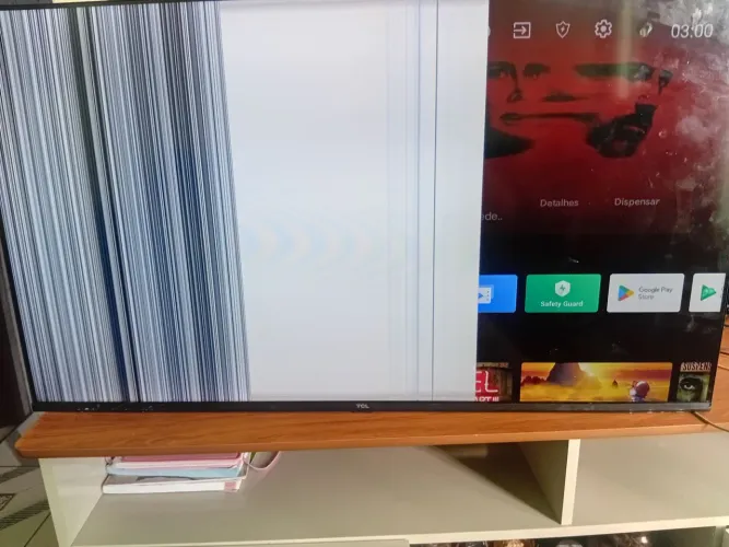 Tv tcl. Com defeito 40 polegadas