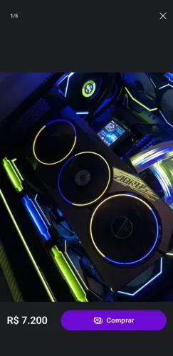 Placa de vídeo NVIDIA RTX 4080 Super Aorus Master 16GB C/ Garantia e NF-e!