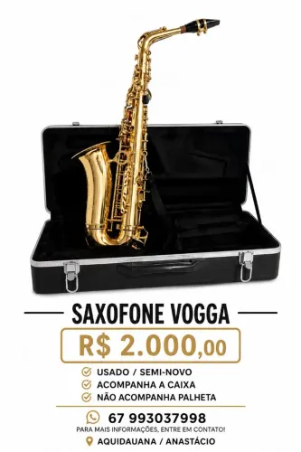 Saxofone alto semi-novo