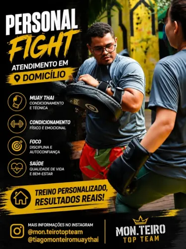 Aulas particulares Muaythai e boxe