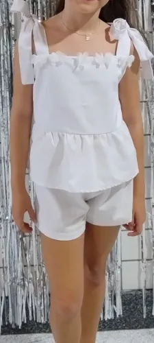 Conjunto infantil branco 
