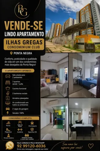 Ilhas Gregas Condominium Club - Ponta Negra - Manaus - AM