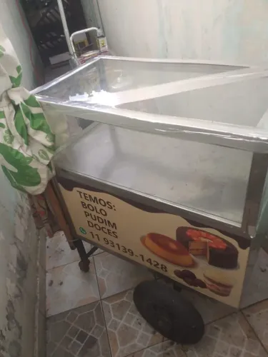 Carrinho de Aço Inox