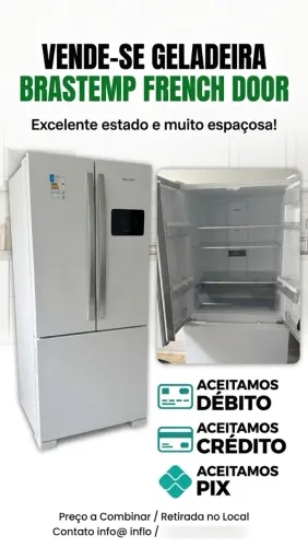 Geladeira semi nova , 5 dias de uso 