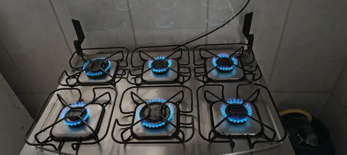 Fogão Brastemp 6 bocas elétrico 
