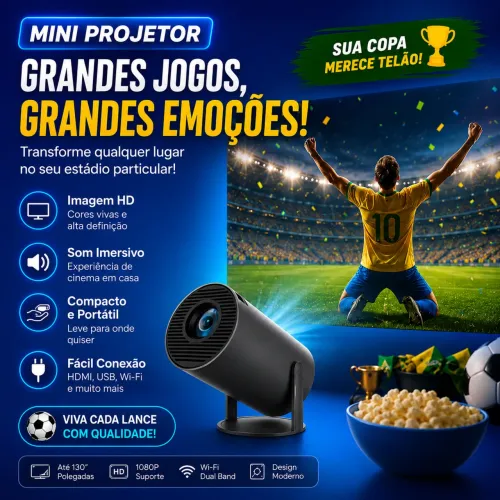 Mini Projetor 4k