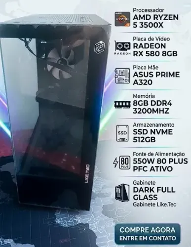 PC GAMER BÁSICO RYZEN 5 3500X