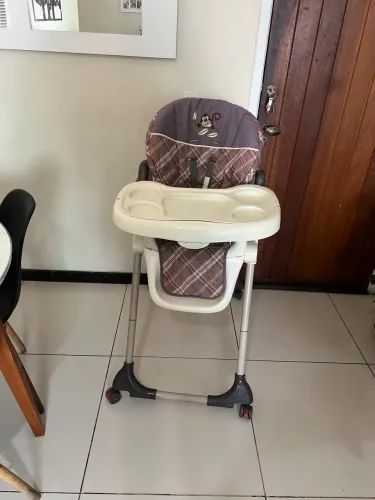Cadeirinha Alimentação Safety! Unissex regulagem altura reclinável até 36kg. 