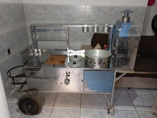 Carroça de lanche completa