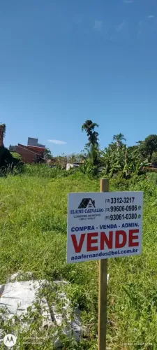 Lote a venda tem 400 metros quadrados em Boraceia - Bertioga - SP
