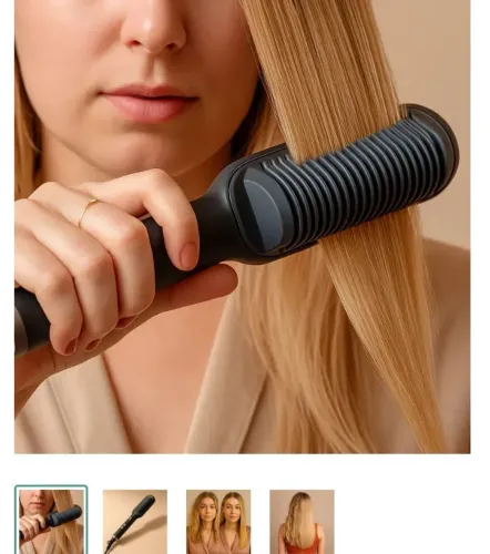 Escova alisadora 3 em 1 só paga na entrega 