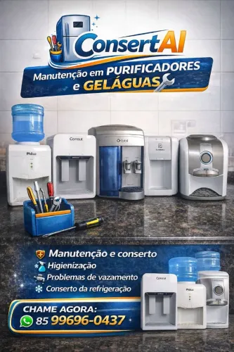 Conserto e Manutenção de Purificadores e Geláguas | Atendimento Rápido