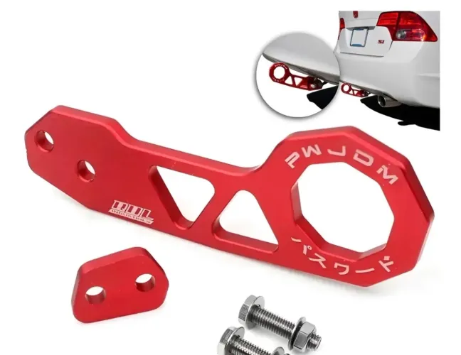 Tow Hook Gancho De Reboque Traseiro Engate Esportivo P Carro