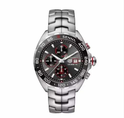Relogio Tag Heuer Senna Aço904l - 43mm - Vidro Safira + Caixa Original 