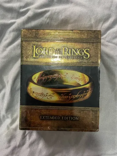 Bluray Trilogia O Senhor Dos Anéis Versão Estendida (Importado - 15 discos)