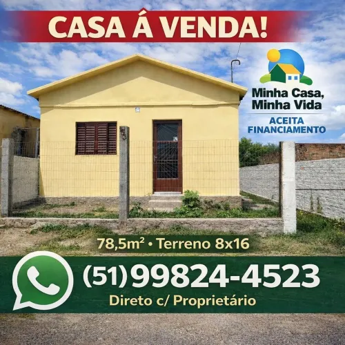 Casa à venda - Cerrito OPORTUNIDADE - Direto com PROPRIETÁRIO