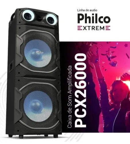 Torre de som PHILCO 2600w NA GARANTIA