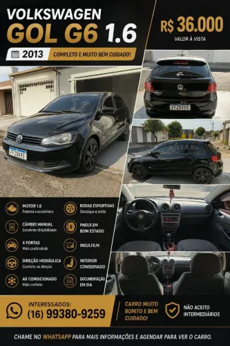Volkswagen Gol Geração VI 1.6 8V MI Total Flex Mec. 4P 2013