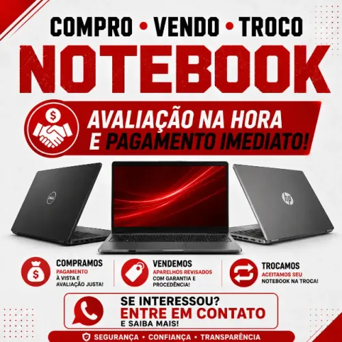 Compra, venda e troca de notebooks