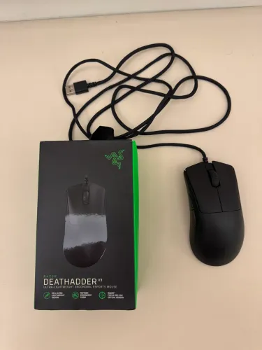 Razer Deathadder V3, 30.000DPI, Preto - RZ0104640100