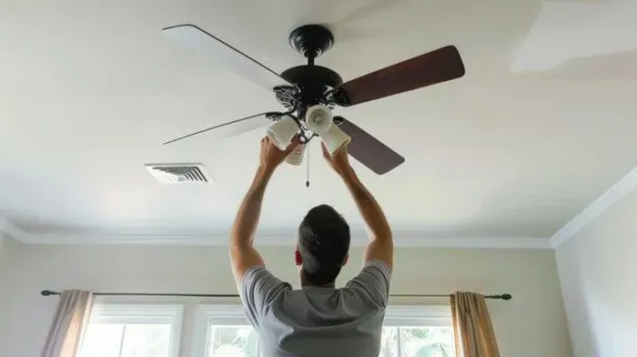 Ventilador de teto instalação e manutenção 