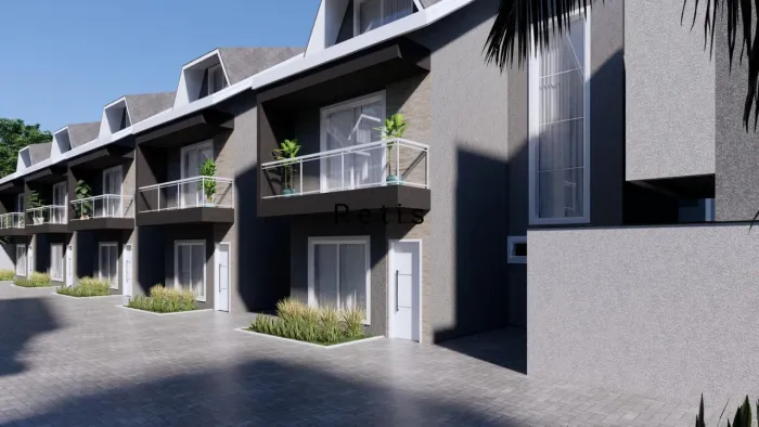 Sobrado Triplex 3 Suítes no Uberaba Curitiba | Condomínio Fechado | Próximo à Av. das Torr