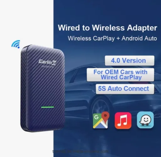 Carlinkit 4.0 - Adaptador Wireless CarPlay