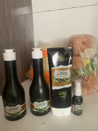 Kit de produtos para cabelos