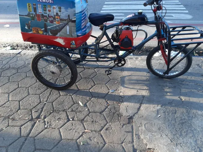 Bicicleta cargueiro motorizada 