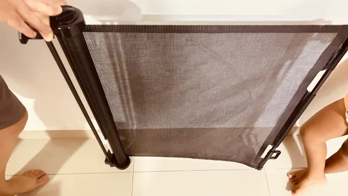 Portão retrátil bebê e pet