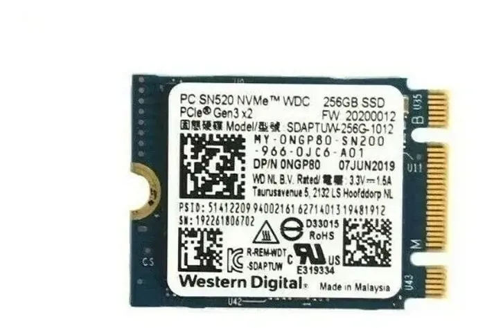 Texw Ssd 256g Wd Sn520 2242 M.2 Nvme