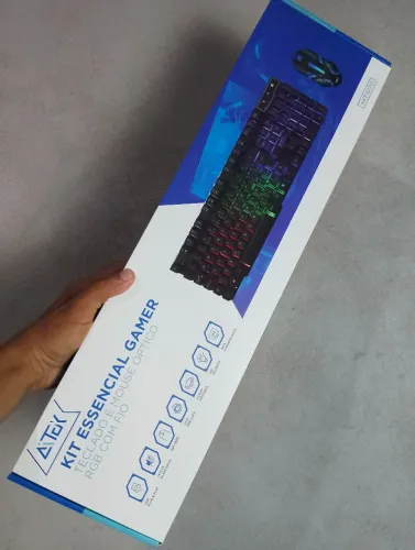 ( OFERTA ) KIT TECLADO E MOUSE LED